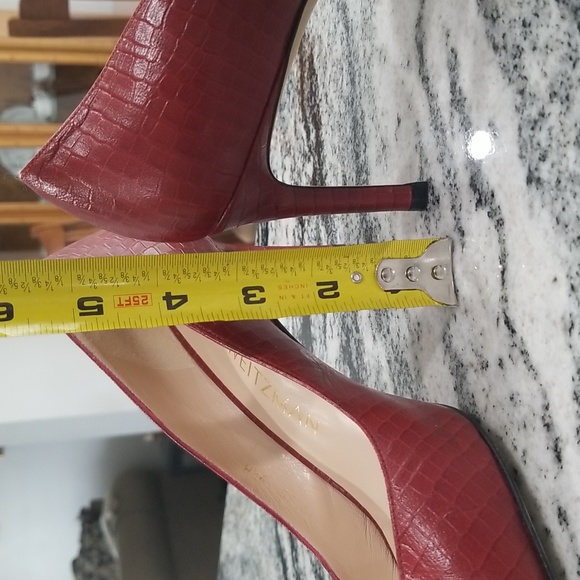 Stuart weitzman red croc heels - Picture 5 of 13